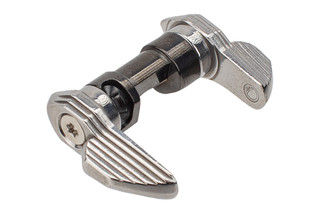 TriggerTech AR Safety Selector features a stainless steel short lever and long lever